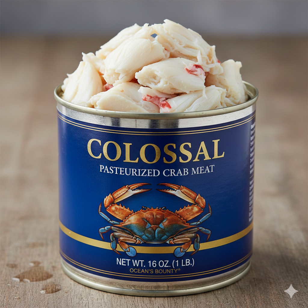 Pasteurized Crab Meat Colossal